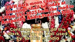 PVH dark moon calendar blessing from the dhaba restaurant in Andra Pradesh