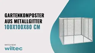 Gartenkomposter aus Metallgitter 800 Liter Komposter