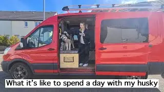 Vlogtime | taking my HUSKY on a day out with me