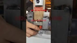 Semi-automatic single station hydraulic rod cutting machine, made in China. #newmusic