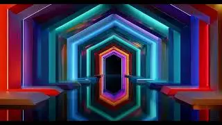 4K Tunnel Background - VJ Loop Psychedelic Wallpaper 3