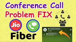 Jio Fiber Conference Call Not Working ⚡ 100% Fix ✅ How to merge calls in Jio Call app 🚀 | Som Tips