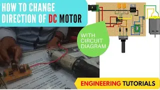 HOW TO CHANGE DIRECTION OF ROTATION DC MOTOR | How to reverse direction on a DC electric motor