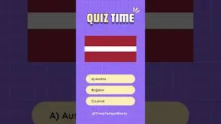 Impossible Flag Quiz! 🏳️ Latvia, Ukraine or Kazakhstan? 🤯 #shorts