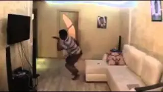 Nigerian boy dances on ringtone.  Funny comedy.!!