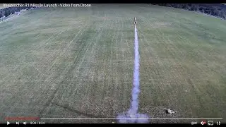 Rheintocher R1 Missile Launch - Video from Drone