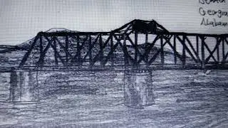 Atlantic Coast Line Railroad Swing Bridge 1913) Donalsonville, Georgia Alaga, Alabama 