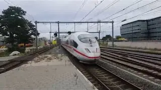 ICE 4652 en 4683 vertrekken van Utrecht Centraal