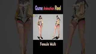 Female Walk Cycle | Animation
