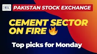 #KSE100 Index Analysis | Cement Sector on Fire 🔥 | Top Picks&nbsp;for&nbsp;Monday