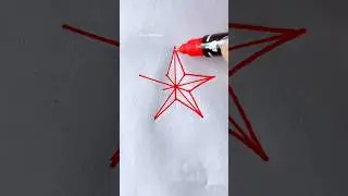 How to draw star ✨ #art #painting #shorts #youtubeshorts #satisfying #creative #trending