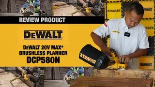 Review & Unboxing - DCP580N 20V MAX* XR&reg; Brushless Cordless Planer (Tool Only)