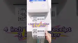 4inch label/receipt 2 in 1 desktop thermal printer HOP-HQ480B