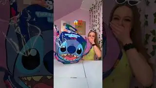 [ASMR] UNBOXING THE *WORLDS BIGGEST* STITCH MYSTERY BAG WITH 8+ SURPRISES!!😱🌺🌊⁉️ #Shorts