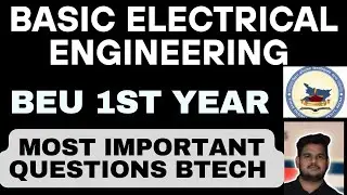 BEEE BEU Most Important Question Btech 1st Year | Basic Electrical Engineering BEU Question