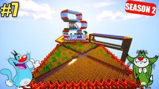 #7 | Minecraft (S2) Make Biggest Food Farm With Oggy And Jack | In Hindi | Rock Indian Gamer |