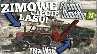 ZIMOWE CIĘCIE LASU!😱Zostaliśmy Drwalami & Sprzedaż Zrębek🤣
