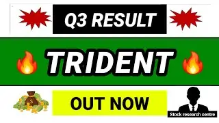 TRIDENT Q3 Results 2026 | TRIDENT Results Today | TRIDENT share