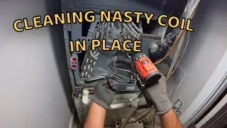 Return visit to clean coil in place #coolingsolutions  #hvacsystem #hvaccontractor 