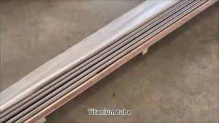 Factory Supply Pure Titanium Seamless Tubes ASTM B338 Tube for Heat Exchanger