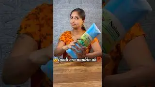 😨Ipadi oru napkin ah⁉️Found it finally✨ #shorts #sanitarypads #sanitarynapkin #sanitarywares
