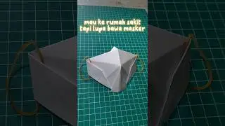 Lipet Kertas Masker.. #shorts #origami #viral