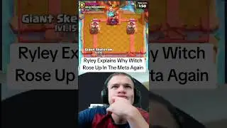 Ryley Explains Why Witch Rose Up In The Meta Again #jynxzi #clashroyale #shorts