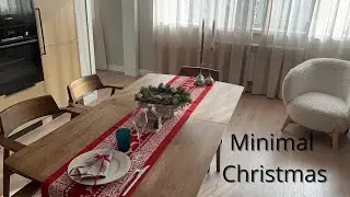Minimal Christmas table decor | Simple & Cozy