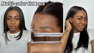 Perruque en dentelle HD super réaliste pour débutants😍 Dentelle multicolore a ton teint ft Hairvivi