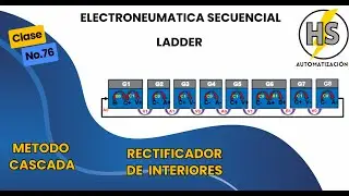 Curso Online FluidSIM Clase #76 - Ladder 🔌 | M&eacute;todo Cascada: Unidad de Recogida y Posicionamiento