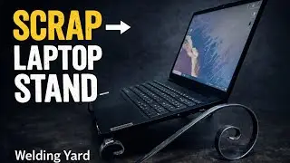 From Raw steel to Minimal Laptop Stand -S-Curve Metal Build