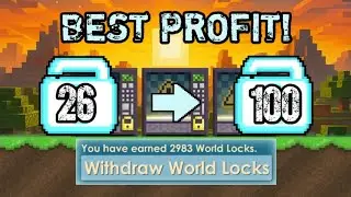 BEST PROFIT in Growtopia! How to GET RICH FAST in 2026! (EASY DLS)