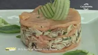Fin bon - Mille feuille au saumon et au crabe
