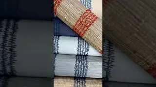 PRIMITIVA Embroidered Grasscloth