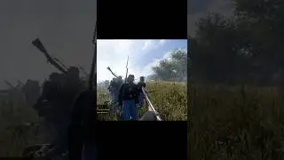 Civil war bayonet charge with rock music #shorts