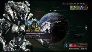 Warframe - New Mission: Shrine Defense | Saya's Visions + Build (4 minutes solo run in Steel Path)