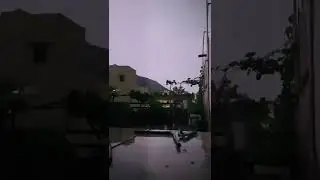 #udaipur #rain #thunderstrom #cloudburst