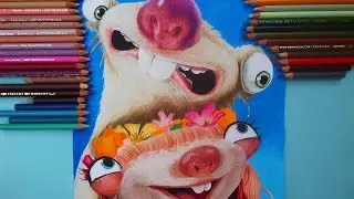 Ice Age Collision course -Speed drawing