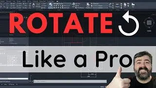 Rotate Anything in AutoCAD! Objects, Views, Workplanes, UCS and More!