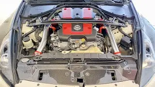 Adding Carbon Fiber Parts To The 370z Engine Bay