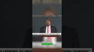Shocking DOJ Findings on Georgia Prison Dangers Revealed! #policeaccountability