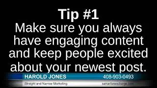 Social Media Marketing Tactics For Tracy Organizations From Straight and Narrow Marketing 408-9...
