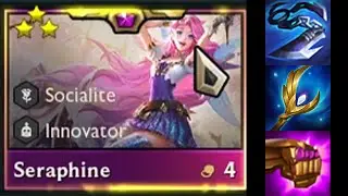 SERAPHINE 3-STAR! BIG DAMAGE BIG HEAL! | TFT Set 6