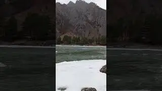 Катунь в марте #travel #mountains #river #nature #природа #горы #путешествия #горныйалтай #катунь