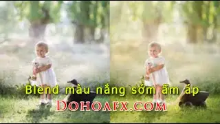 Blend m&agrave;u nắng sớm ấm &aacute;p ngọt ng&agrave;o