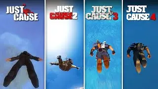 Evolution of Just Cause Games (2006 - 2018) - Map Size, Graphics , Physics & Gameplay Comparison.