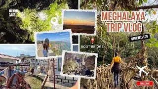 Meghalaya Trip | Day 2 | Seven Sisters Falls | Mawsmai Cave | Living Root Bridge| Cherrapunji 