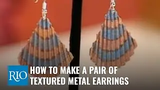 How To Make a Pair of Textured Metal Earrings