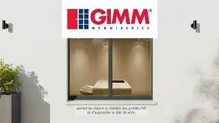 La fen&ecirc;tre PVC ouvrant cach&eacute; IDIL - GIMM Menuiseries