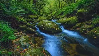 Deep Sleep and Relaxing Stress Relief Soothing Forest Stream Sounds with Birdsong